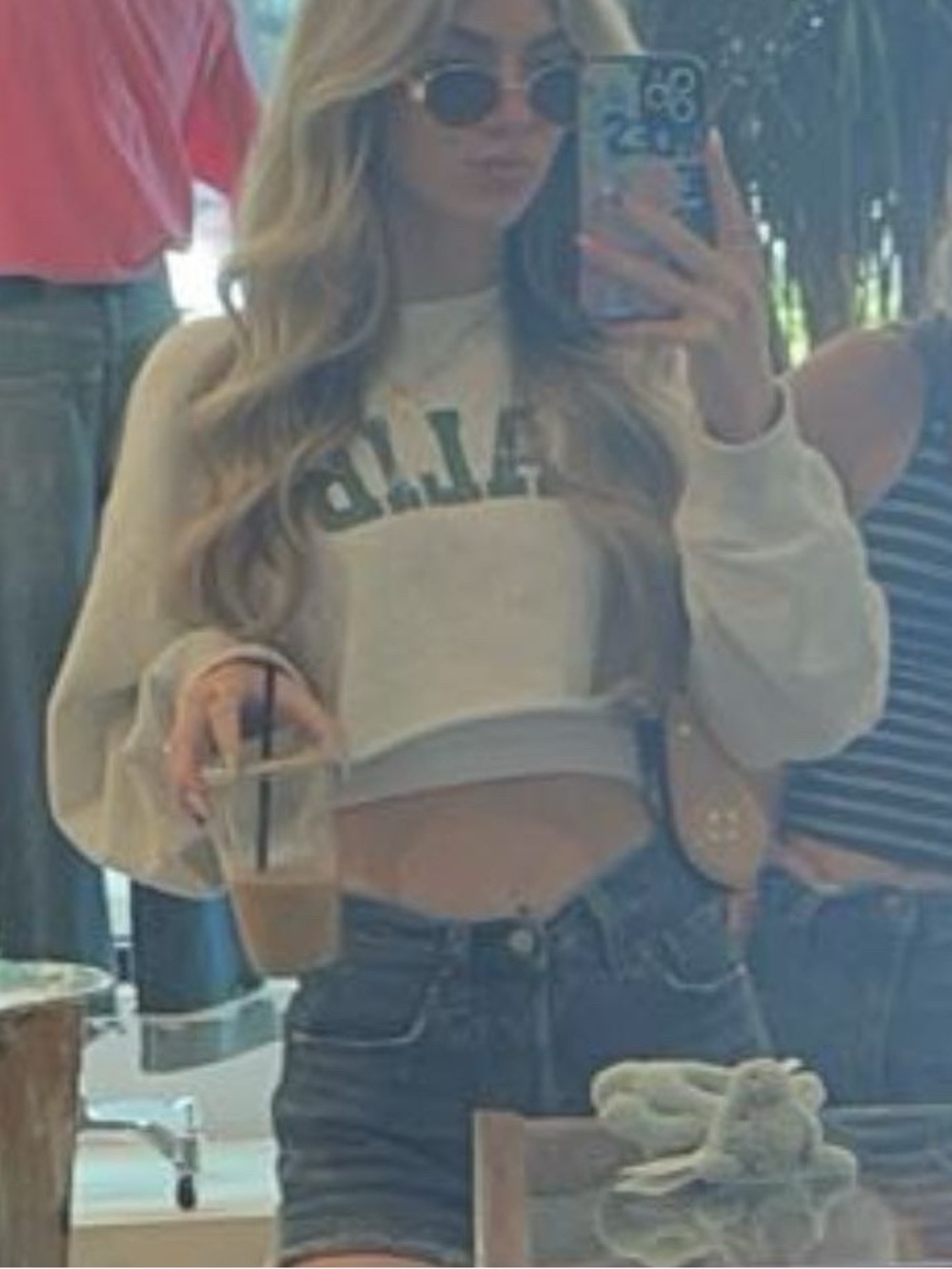 Malibu cropped sweatshirt